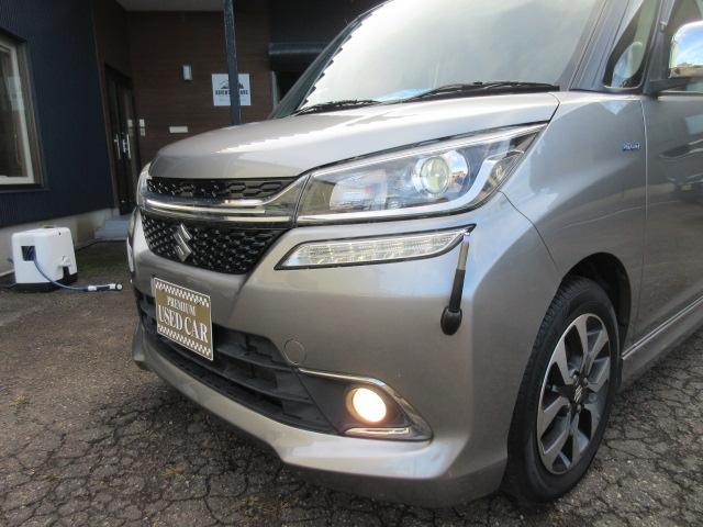 ソリオバンディット ハイブリッドＭＶ　パワースライド　フリップダウン　ＳＤナビ　フルセグＴＶ　Ｂｌｕｅｔｏｏｔｈ　Ｂカメラ　ＥＴＣ　前後ドラレコ　禁煙車　シートカバー　シートヒーター　ＨＩＤライト　ＦＯＧランプ　車線逸脱警報　横滑り防止（9枚目）