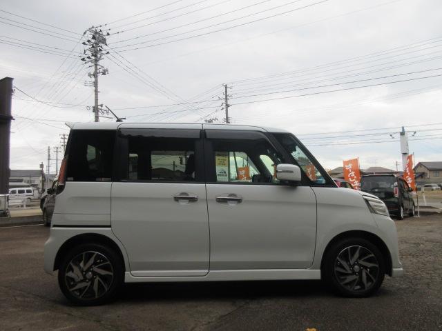 フレアワゴンカスタムスタイル ＸＳ　ターボ　関東仕入　禁煙車　両側パワースライド　アルパインＳＤナビ　フルセグＴＶ　Ｂｌｕｅｔｏｏｔｈ　Ｂカメラ　前後ドラレコ　衝突被害軽減　車線逸脱警報　ＨＩＤライト　ＦＯＧランプ　シートヒーター　スマートキー（4枚目）