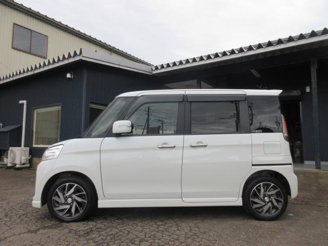 フレアワゴンカスタムスタイル ＸＳ　ターボ　関東仕入　禁煙車　両側パワースライド　アルパインＳＤナビ　フルセグＴＶ　Ｂｌｕｅｔｏｏｔｈ　Ｂカメラ　前後ドラレコ　衝突被害軽減　車線逸脱警報　ＨＩＤライト　ＦＯＧランプ　シートヒーター　スマートキー（5枚目）