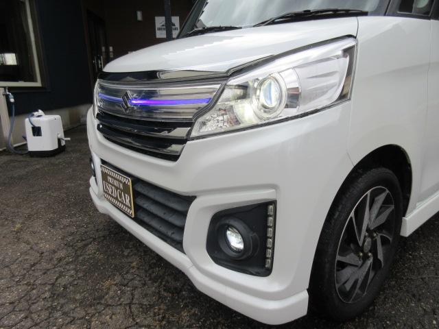 スペーシアカスタム XSターボ 4WD ターボ 両側パワースライド SDナビ フルセグTV Bluetooth HIDライト FOGランプ クルーズコントロール ステアリングスイッチ(11枚目)