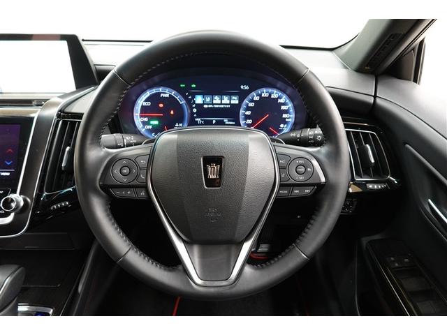 クラウンハイブリッド Ｓ　スポーツスタイル　革シート　フルセグ　メモリーナビ　ＤＶＤ再生　バックカメラ　衝突被害軽減システム　ＥＴＣ　ドラレコ　ＬＥＤヘッドランプ　記録簿（15枚目）