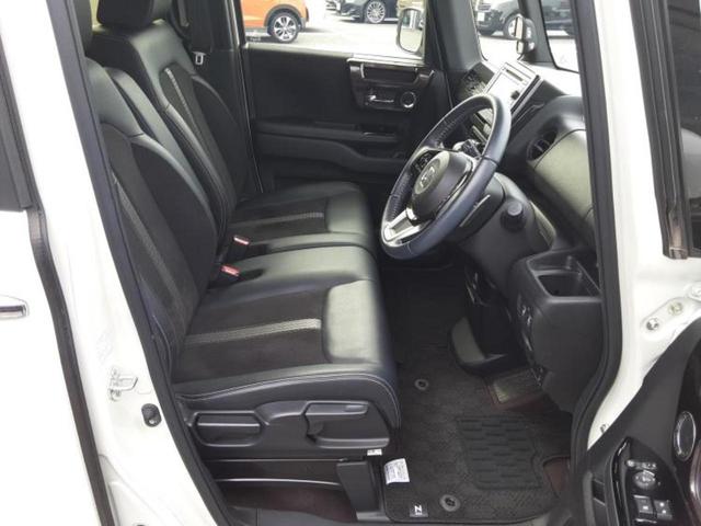 N-BOXカスタム G・Lターボホンダセンシング 新品タイヤ/保証書/ディスプレイオーディオ/ホンダセンシング/両側電動スライドドア/シートヒーター 前席/車線逸脱防止支援システム/シート ハーフレザー/ヘッドランプ LED/ETC ターボ 禁煙車(4枚目)