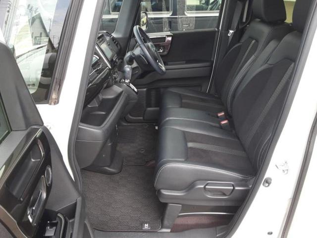 N-BOXカスタム G・Lターボホンダセンシング 新品タイヤ/保証書/ディスプレイオーディオ/ホンダセンシング/両側電動スライドドア/シートヒーター 前席/車線逸脱防止支援システム/シート ハーフレザー/ヘッドランプ LED/ETC ターボ 禁煙車(6枚目)