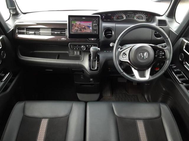 N-BOXカスタム G・Lターボホンダセンシング 新品タイヤ/保証書/ディスプレイオーディオ/ホンダセンシング/両側電動スライドドア/シートヒーター 前席/車線逸脱防止支援システム/シート ハーフレザー/ヘッドランプ LED/ETC ターボ 禁煙車(8枚目)