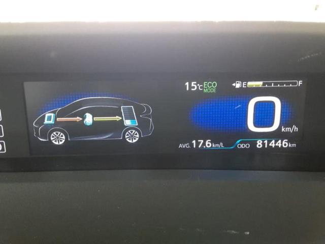 プリウス Sセーフティプラス 新品タイヤ/サンルーフ/純正エアロ/保証書/社外 SDナビ/衝突安全装置/車線逸脱防止支援システム/ヘッドランプ LED/Bluetooth接続/ETC/EBD付ABS/横滑り防止装置 フルエアロ(17枚目)