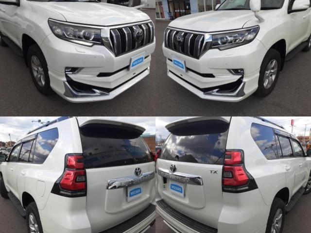 ランドクルーザープラド 4WD TX 新品タイヤ/サンルーフ/エアロ/保証書/社外 9インチ SDナビ/ヘッドランプ LED/ETC/EBD付ABS/横滑り防止装置/フルセグTV/エアバッグ 運転席/エアバッグ 助手席 フルエアロ 4WD(42枚目)