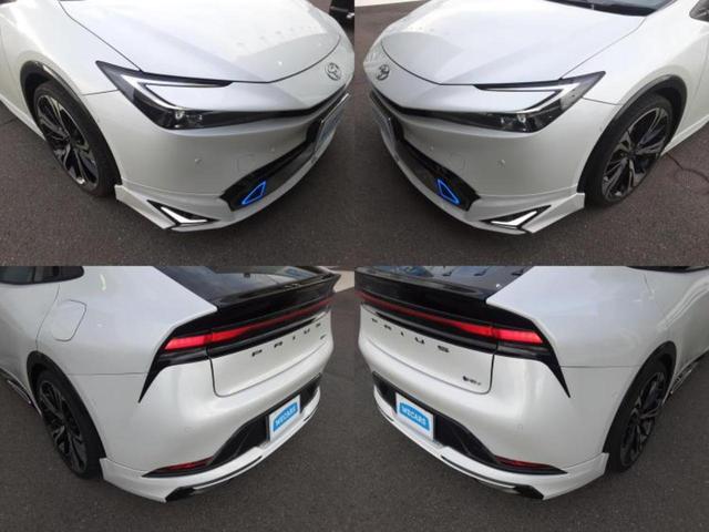 プリウス Z 新品タイヤ/サンルーフ/モデリスタエアロ/保証書/ディスプレイオーディオ+ナビ/デジタルインナーミラー/トヨタセーフティセンス/エアーシート 前席/全方位モニター/車線逸脱防止支援システム フルエアロ(51枚目)