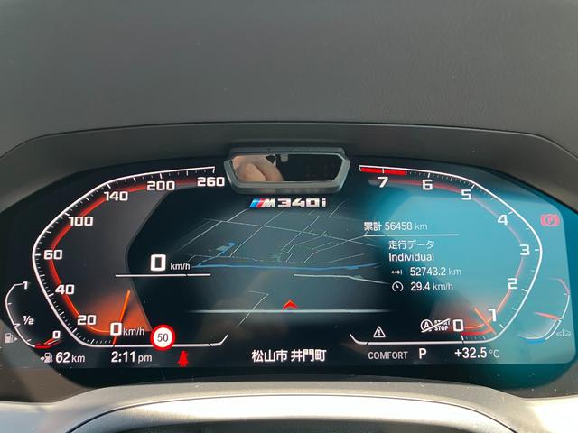 ３シリーズ Ｍ３４０ｉ　ｘＤｒｉｖｅ　パーキングアシストプラス　弊社販売下取り車両　２年間走行距離無制限保証（11枚目）