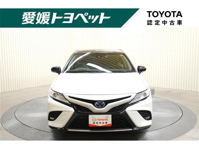 カムリ WSレザーパッケージ 革シート フルセグ メモリーナビ DVD再生 バックカメラ 衝突被害軽減システム ETC ドラレコ LEDヘッドランプ 記録簿(4枚目)