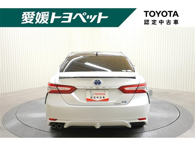 カムリ WSレザーパッケージ 革シート フルセグ メモリーナビ DVD再生 バックカメラ 衝突被害軽減システム ETC ドラレコ LEDヘッドランプ 記録簿(5枚目)