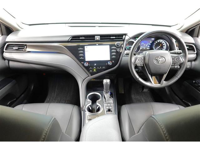 カムリ WSレザーパッケージ 革シート フルセグ メモリーナビ DVD再生 バックカメラ 衝突被害軽減システム ETC ドラレコ LEDヘッドランプ 記録簿(18枚目)