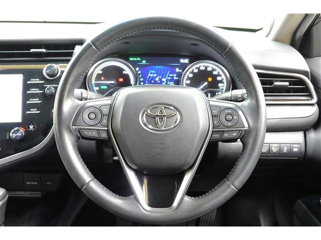 カムリ WSレザーパッケージ 革シート フルセグ メモリーナビ DVD再生 バックカメラ 衝突被害軽減システム ETC ドラレコ LEDヘッドランプ 記録簿(20枚目)