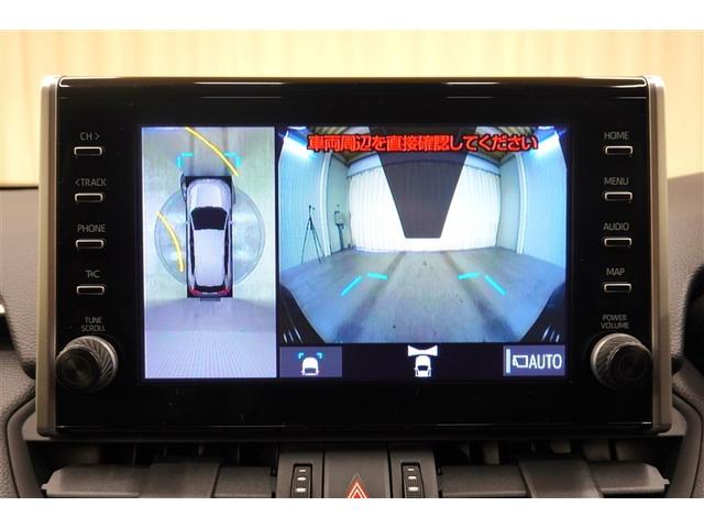 フロントビューで見通しが悪いＴ字路などの道でも見通し良く映し出してくれるので安心♪　※あくまでも補助的な装置なので目視確認もお忘れなく！