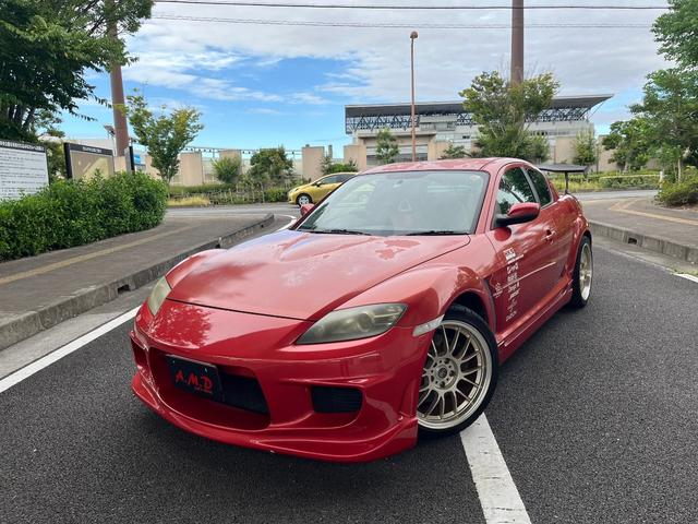 ＲＸ－８ タイプＳ　エアロパーツ　ＭＴ　ＨＩＤ　キーレスエントリー　電動格納ミラー　アルミホイール　衝突安全ボディ　ＡＢＳ　ＥＳＣ　エアコン（2枚目）