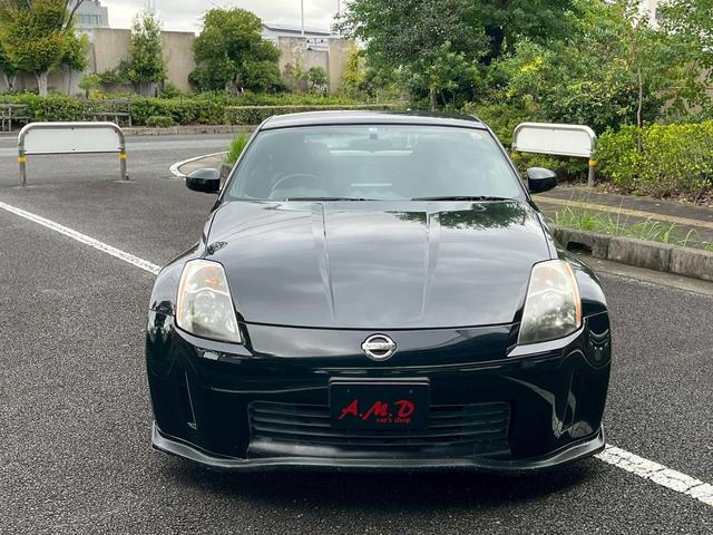 フェアレディZ バージョンS ETC MT HID キーレスエントリー 電動格納ミラー アルミホイール 盗難防止システム 衝突安全ボディ ABS ESC CD エアコン(3枚目)