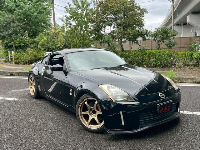 フェアレディZ バージョンS ETC MT HID キーレスエントリー 電動格納ミラー アルミホイール 盗難防止システム 衝突安全ボディ ABS ESC CD エアコン(10枚目)