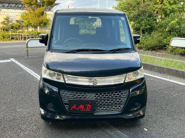 パレットSW XS 両側スライド・片側電動 HID スマートキー アイドリングストップ 電動格納ミラー ベンチシート CVT 盗難防止システム ABS アルミホイール 衝突安全ボディ エアコン パワーステアリング(8枚目)
