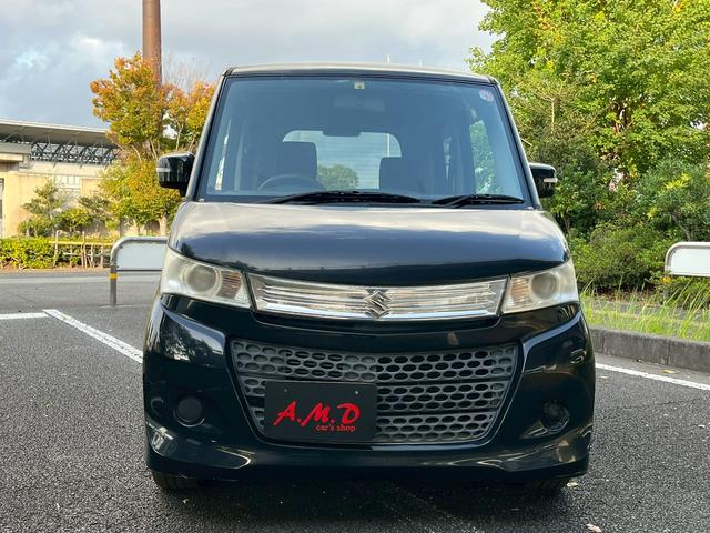 パレットSW XS 両側スライド・片側電動 HID スマートキー アイドリングストップ 電動格納ミラー ベンチシート CVT 盗難防止システム ABS アルミホイール 衝突安全ボディ エアコン パワーステアリング(9枚目)