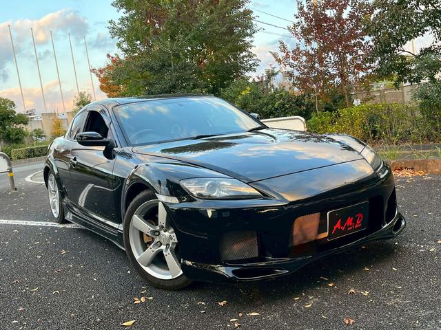 RX-8 タイプS ドライブレコーダー MT HID キーレスエントリー 電動格納ミラー アルミホイール 盗難防止システム 衝突安全ボディ ABS ESC CD エアコン パワーステアリング パワーウィンドウ(12枚目)