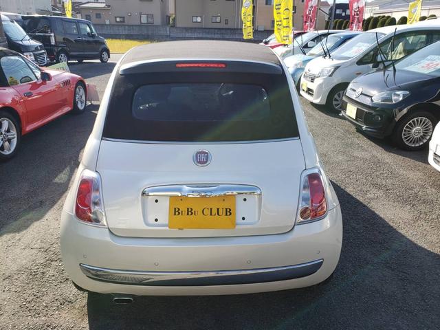 ５００Ｃ 　ソフトトップ　オープン　ＣＤオーディオ　オートエアコン　　純正アルミホイール　ステアリングスイッチ　エアバッグ（11枚目）