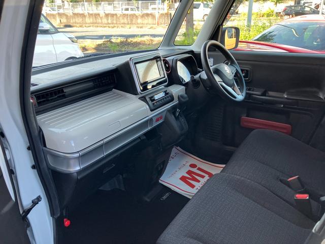 スペーシア ハイブリッドＸ　両側パワースライドドア　ナビ　フルセグＴＶ　Ｂｌｕｅｔｏｏｔｈ　シートヒーター　プッシュスタート　スマートキー　衝突被害軽減システム　アイドリングストップ　ドライブレコーダー　オートエアコン　ＥＴＣ（14枚目）
