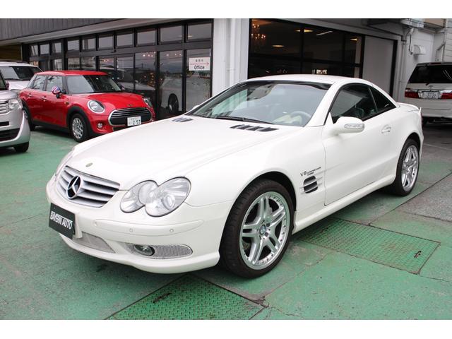 ＳＬ５５　ＡＭＧ　ＳＬ５５　ＡＭＧ（２名）　７インチＨＤＤナビ　地デジ　ＥＴＣ　エアサス　ＡＭＧ２ピース１９インチＡＷ　ルーフ開閉(3枚目)