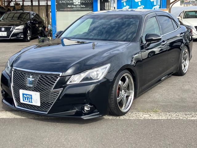 クラウンハイブリッド アスリートS アルミ・車高調・ナビ・テレビ・バックモニター・ETC・ブルートゥース(2枚目)