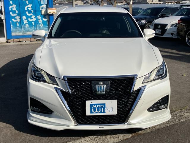 クラウンハイブリッド アスリートS 新品20インチ・新品ハーフエアロ・クリアランスソナー・前後ドライブレコーダー・シートヒーター・エアーシート・ステアリングヒーター・マフラー(4枚目)