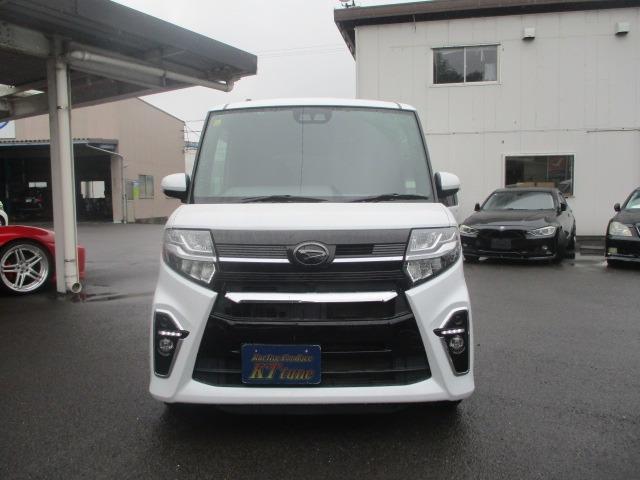 タント カスタムＲＳセレクション　両側電動スライドドア　衝突被害軽減ブレーキ　アイドリングストップ　車線逸脱警報装置　クルーズコントロール　パーキングソナー　社外８インチナビ　Ｂｌｕｅｔｏｏｔｈ　地デジＴＶ　バックカメラ　スマートキー（2枚目）