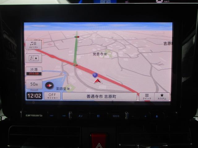 タント カスタムＲＳセレクション　両側電動スライドドア　衝突被害軽減ブレーキ　アイドリングストップ　車線逸脱警報装置　クルーズコントロール　パーキングソナー　社外８インチナビ　Ｂｌｕｅｔｏｏｔｈ　地デジＴＶ　バックカメラ　スマートキー（10枚目）