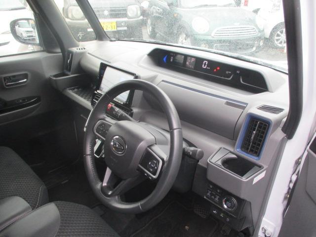 タント カスタムＲＳセレクション　両側電動スライドドア　衝突被害軽減ブレーキ　アイドリングストップ　車線逸脱警報装置　クルーズコントロール　パーキングソナー　社外８インチナビ　Ｂｌｕｅｔｏｏｔｈ　地デジＴＶ　バックカメラ　スマートキー（11枚目）