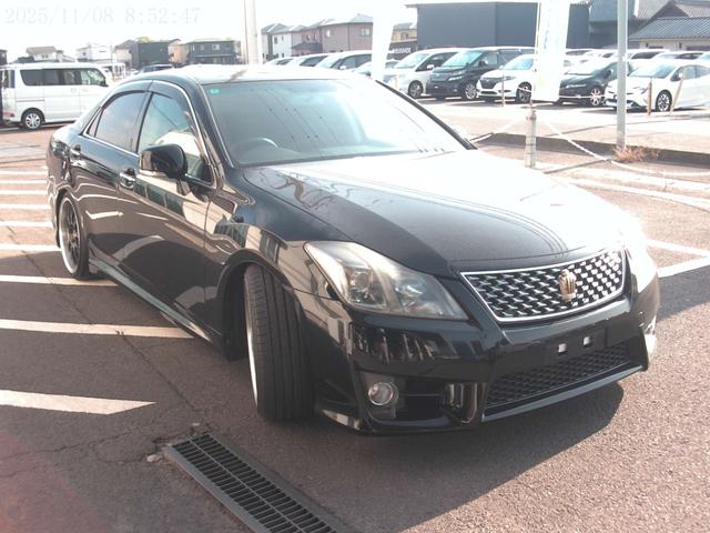 クラウン アスリート スペシャルナビパッケージ 後期 社外19インチアルミ 車高調(4枚目)