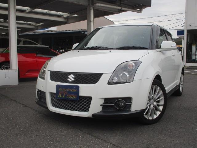 スイフト スポーツ 5速MT 社外ナビ 地デジTV Bluetooth ETC スロットルコントローラー レカロシート HIDヘッドライト フォグランプ 純正16インチAW スマートキー オートエアコン 盗難防止システム(7枚目)