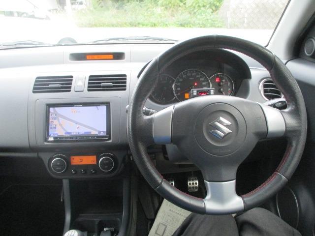 スイフト スポーツ 5速MT 社外ナビ 地デジTV Bluetooth ETC スロットルコントローラー レカロシート HIDヘッドライト フォグランプ 純正16インチAW スマートキー オートエアコン 盗難防止システム(15枚目)