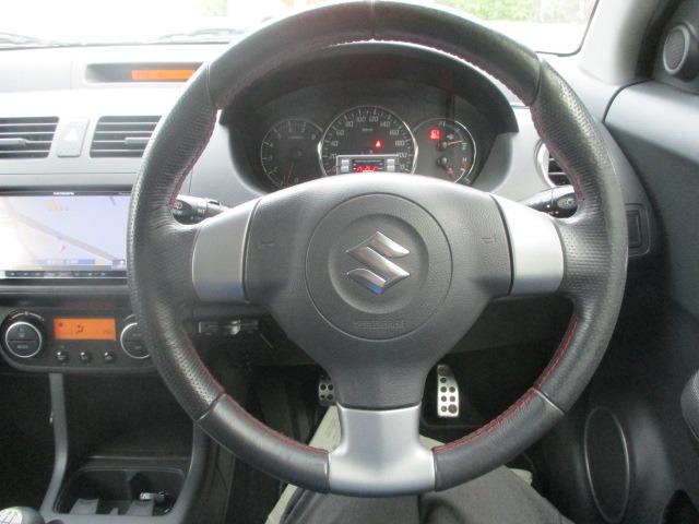 スイフト スポーツ 5速MT 社外ナビ 地デジTV Bluetooth ETC スロットルコントローラー レカロシート HIDヘッドライト フォグランプ 純正16インチAW スマートキー オートエアコン 盗難防止システム(16枚目)