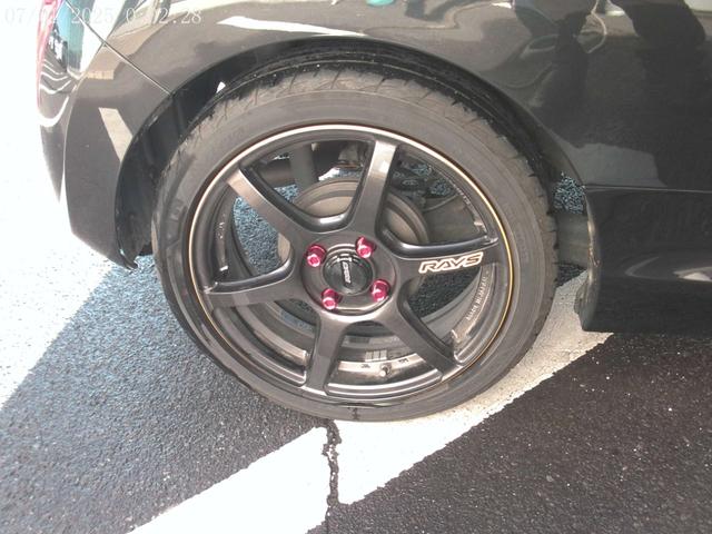 コペン ローブ　レイズグラムライツ１６インチアルミ　柿本マフラー　ＧＲ専用レカロシート　ＳＤナビＴＶ（12枚目）