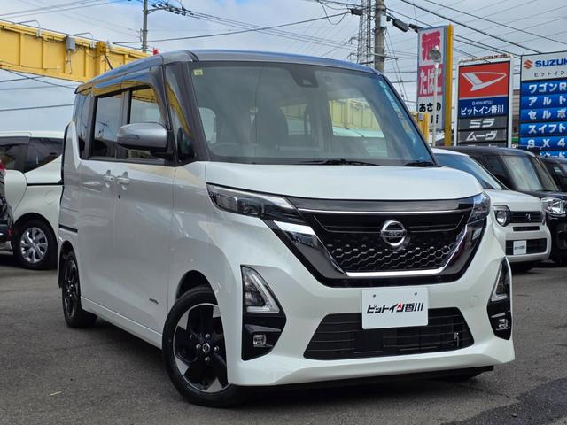 ルークス ハイウェイスター　Ｘ　プロパイロットエディション　両側自動ドアー　アラウンドビューモニター　プロパイロット　エマージェンシーブレーキ　サーキュレーター付き　アイドリングストップ　スマートキー２個　ＬＥＤライト＆フォグランプ　電動サイドブレーキ（7枚目）