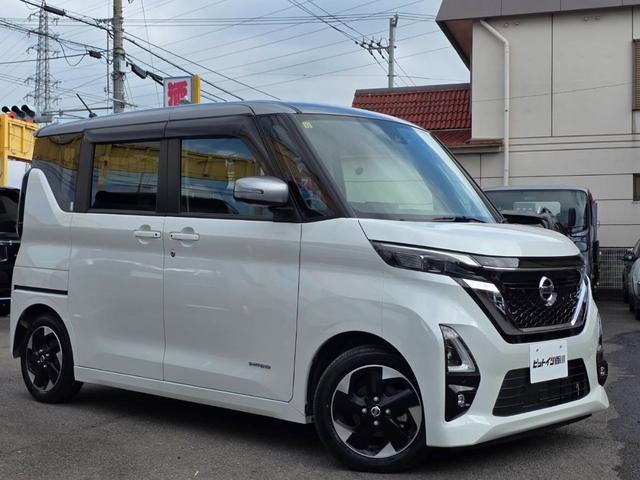ルークス ハイウェイスター　Ｘ　プロパイロットエディション　両側自動ドアー　アラウンドビューモニター　プロパイロット　エマージェンシーブレーキ　サーキュレーター付き　アイドリングストップ　スマートキー２個　ＬＥＤライト＆フォグランプ　電動サイドブレーキ（9枚目）