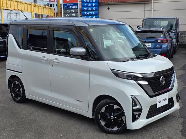 ルークス ハイウェイスター　Ｘ　プロパイロットエディション　両側自動ドアー　アラウンドビューモニター　プロパイロット　エマージェンシーブレーキ　サーキュレーター付き　アイドリングストップ　スマートキー２個　ＬＥＤライト＆フォグランプ　電動サイドブレーキ（10枚目）