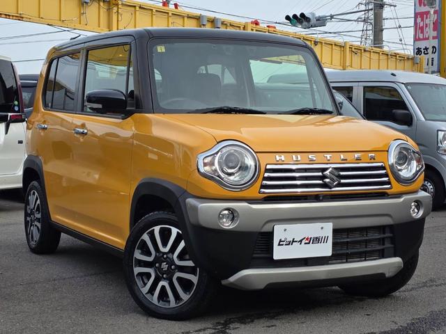 ハスラー Ｊターボ　デュアルカメラブレーキサポート　純正ナビ　全方位バックカメラ　フルセグＴＶ　ブルーツース　ハンドルスイッチ対応ステレオ　クルーズコントロール　前席シートヒーター　ウインカー付きドアミラー　ＨＩＤライト（7枚目）