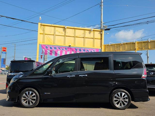 セレナ ハイウェイスター デジタルインナーミラー 純正9インチナビ 両側自動ドア フルセグTV アラウンドビューモニター ブルートゥース  10インチ後席用モニター 電動サイドブレーキ 純正16インチアルミ スマートキー2個(10枚目)