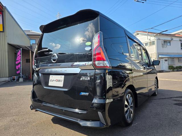 セレナ ハイウェイスター デジタルインナーミラー 純正9インチナビ 両側自動ドア フルセグTV アラウンドビューモニター ブルートゥース  10インチ後席用モニター 電動サイドブレーキ 純正16インチアルミ スマートキー2個(12枚目)