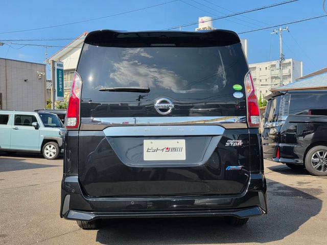 セレナ ハイウェイスター デジタルインナーミラー 純正9インチナビ 両側自動ドア フルセグTV アラウンドビューモニター ブルートゥース  10インチ後席用モニター 電動サイドブレーキ 純正16インチアルミ スマートキー2個(16枚目)