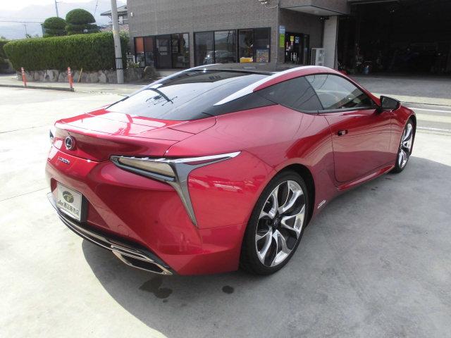 ＬＣ ＬＣ５００ｈ　Ｓパッケージ　黒ハーフレザーシート純正ナビＤＴＶバックモニター純正メーカーオプション２１インチアルミカーボンルーフ３眼ＬＥＤレーダークルーズセーフティセンス純正ＥＴＣ（5枚目）