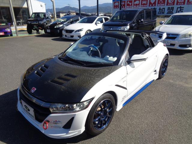 Ｓ６６０ α　クスコ前後タワーバー　アドバン１５アルミ　車高調　ＨＫＳマフラー　ＨＫＳタービン　Ｄｅｆｉ追加メーター　クスコＬＳＤ　Ｍ＆Ｍホンダピロロアアーム公認書類　ＣＰＵ改造　社外エアロ　内装アルカンターラ張替（9枚目）