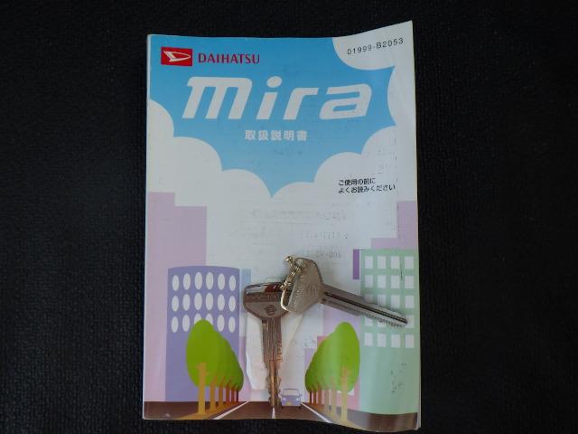 ミラ Ａ　５速ＭＴ　パワステ　パワーウインドウ　ヘッドライトレベライザー　純正ゴムフロアマット（20枚目）