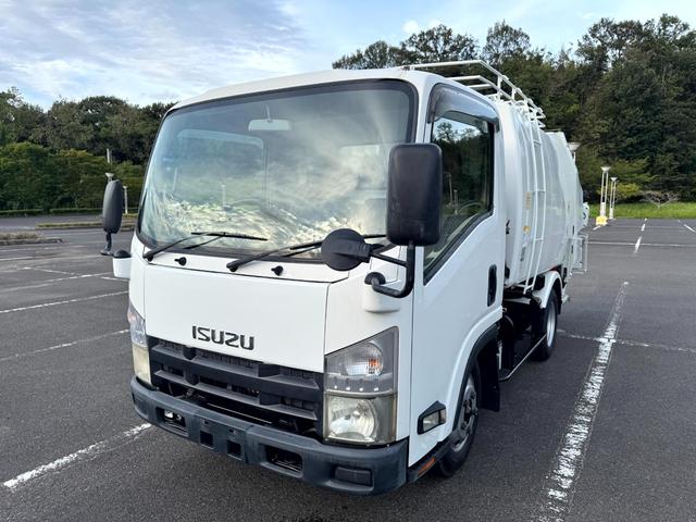 エルフトラック  2t 塵芥車(極東開発)プレス 4.2リュウベ(5枚目)