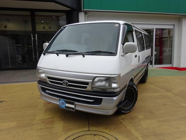 レジアスエースバン ロングスーパーＧＬ－Ｅ　ローダウンキット・タイヤホイール新品取付　ナビ　デジタルインナーミラー（2枚目）