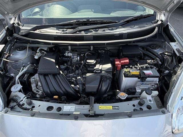 マーチ S 純正7インチナビ TV CD Bluetooth バックカメラ ETC フロアマット 電動格納ミラー キーレスキー スペアキー スペアタイヤ(2枚目)