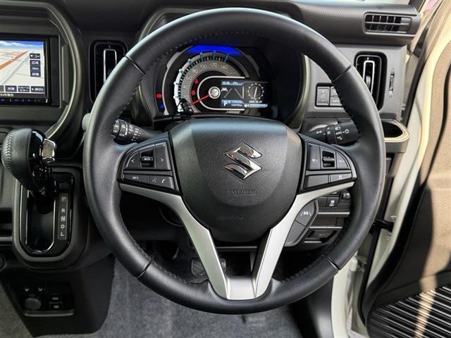 ハスラー タフワイルド 社外7インチナビ Bluetooth バックカメラ ETC LEDヘッドライト LEDフォグ シートヒーター クリアランスソナー 純正15インチAW レーダークルーズコントロール ステアリングスイッチ(16枚目)